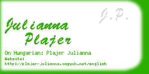 julianna plajer business card